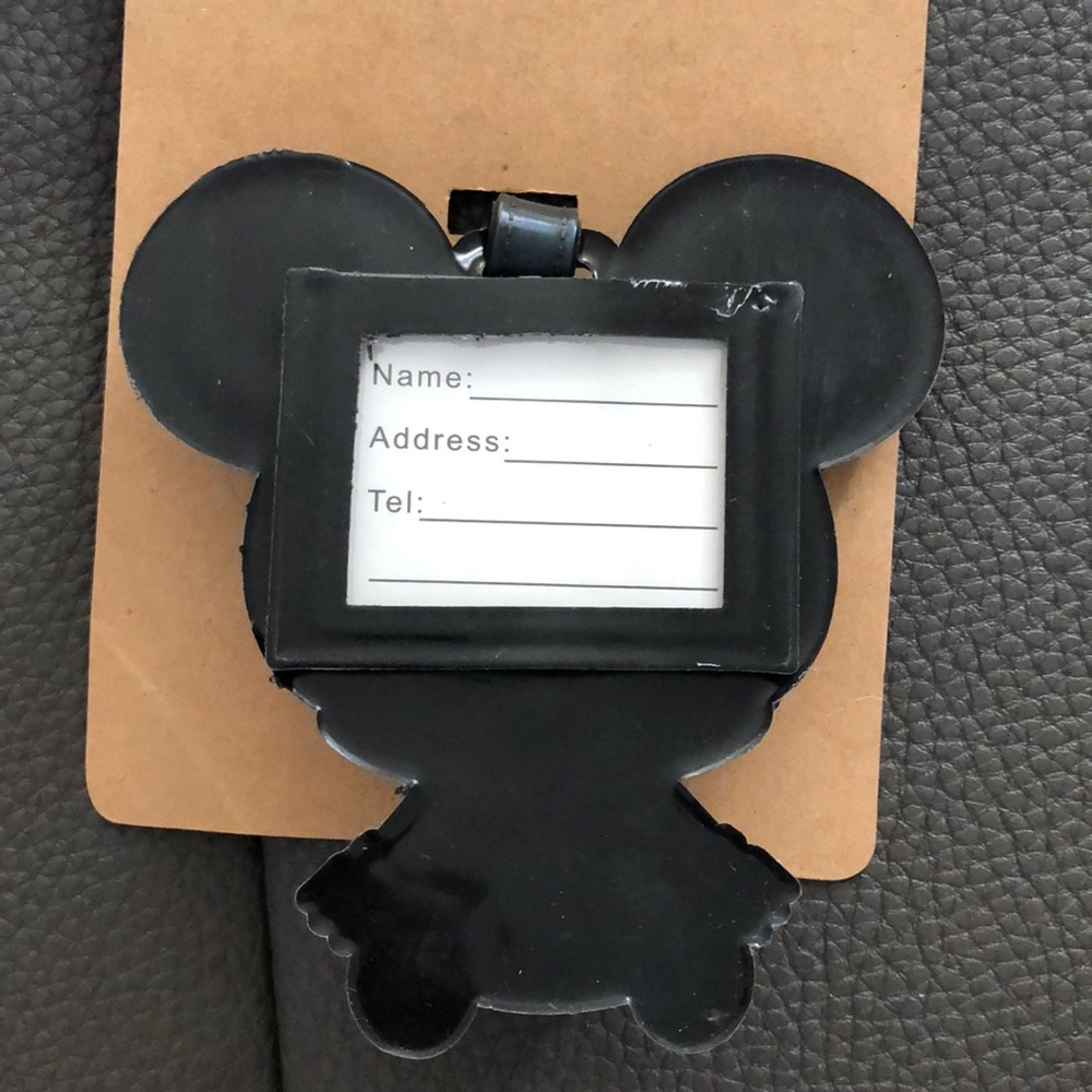 NEW Disney Mickey Mouse luggage tag - Picture 2 of 2